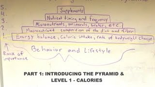 Part 1 Introducing the Pyramid and Level 1  Calories [upl. by Etteb5]