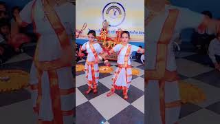 Ashtalakshmi stotram dance performance in siddhashram public school 🏫 Dalapatti shorts video [upl. by Rosol]