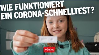 Wie funktioniert ein CoronaSchnelltest  Celias Welt [upl. by Tongue]