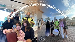 TEMAN AZFAR SHAZZ amp PIKA SHOPPING AT JPO SAMPAI MALAM vlog [upl. by Aleakcim]