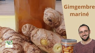 Recette de gingembre mariné [upl. by Nauqat804]