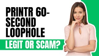 Printr App The 60Second Phone Loophole  Legit Or Scam [upl. by Annanhoj405]