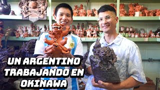 Un NIKKEI ARGENTINO que tiene su taller de SHISA en Okinawa [upl. by Adnih207]