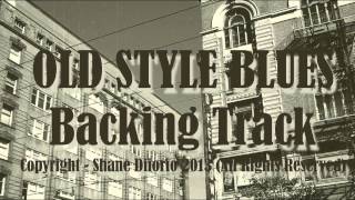 Old Style Blues Backing Track in Bb B Flat [upl. by Eilram]