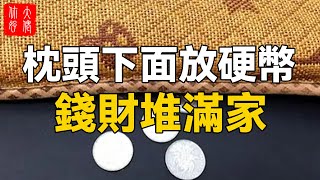 枕頭下放多少硬幣最招財？風水大師告訴我：不是6也不是8，竟然是 大佬你好啊 [upl. by Gnos918]