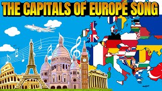 The Capitals of Europe Song with animated map [upl. by Hesketh]