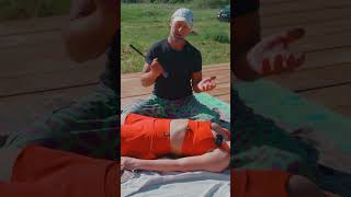 Annas healing through stretching of osteopath Vadim yoga [upl. by Elsa]