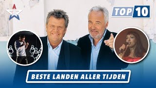 TOP 10 BESTE LANDEN OP HET SONGFESTIVAL [upl. by Anna]