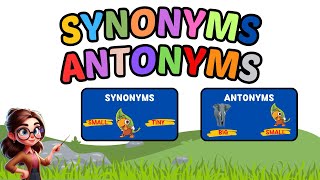 SYNONYMS AND ANTONYMS LEARN WITH EXAMPLES ENGLISH LESSON FOR KIDS TEACHER ALI [upl. by Rothstein]