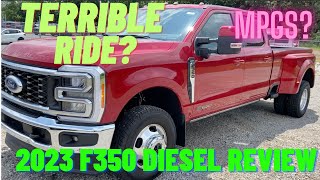 2023 Ford F350 DRW dual rear wheel Drive impressions and MPG loop [upl. by North]