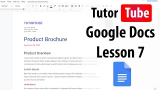 Google Docs Tutorial  Lesson 7  Text Color and Highlight Text [upl. by Ramahs]