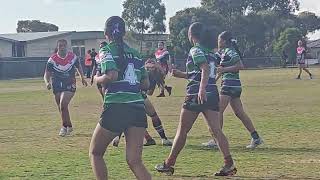 Truganina Rabbitohs U16 Girls Reds vs Altona Roosters 2024 [upl. by Warrick]