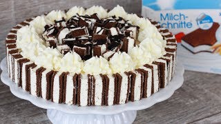 Milchschnittentorte  Milchschnitte Torte Rezept [upl. by Alica31]