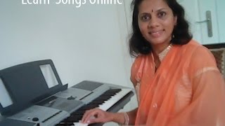 Learn Kannada Songs on Keyboard No 7Film song with Notation [upl. by Husain]