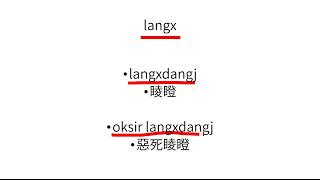 76 粵語拼音練習：韻母 ang 嘅第四聲調：angx [upl. by Llessur8]