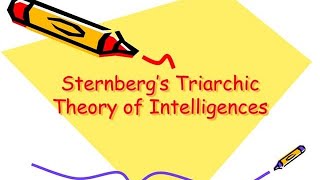 Theories of Intelligence  lecture 3 triarchic theory of Intelligence mapc ignou [upl. by Arodnap]