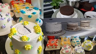 Simple Cake Day In My Life😍🎂Cake Vlog Malayalamcakecakedecoratingcakeartvlog [upl. by Ilahsiav]