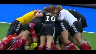 Germany v England  Womens EuroHockey Championships Belgium  Final 240813 [upl. by Abernon]