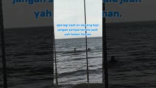 Berenang dipantai pastikan kondisi aman🏊🏊 pantai shorts [upl. by Pan]