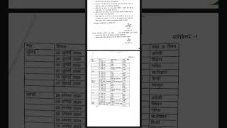 class 9th and 10th masik Pariksha ka time table madhyamik Shiksha mandal Bhopal [upl. by Giverin]