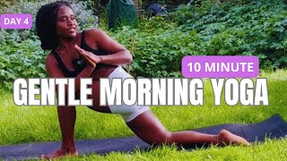 🌤️ 10 Mins Energy Boosting Morning Yoga Increase Energy Flexibility amp Happy Endorphins  Day 4 [upl. by Nohcim]