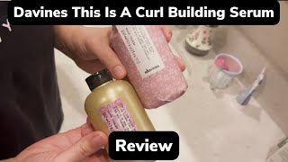 Davines This Is A Curl Building Serum review [upl. by Dulcle]