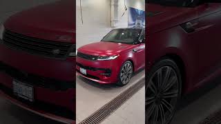 Firenze Red Range Rover Sport with Satin Wrap [upl. by Woods]