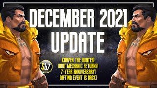 December 2021 Update Kraven Anniversary Event  Marvel Contest of Champions [upl. by Atilrep]