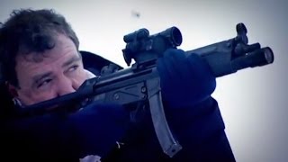 Guns amp Ice Winter Biathlon CHALLENGE  Top Gear Winter Olympics  Top Gear [upl. by Rumit]