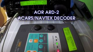 Decoding NAVTEX with AOR ARD2 [upl. by Aicerg]