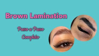 ✅ COMO FAZER BROW LAMINATION  PASSO A PASSO  KIT WE BELLA [upl. by Audwin]