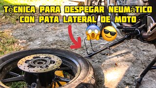 Destalonar Neumático de Moto sin Herramienta [upl. by Bostow]