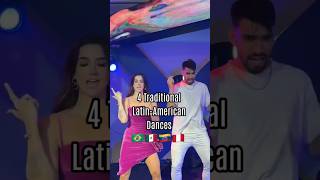 4 Latin American Dances 🇧🇷 Passinho Brazil 🇻🇪Joropo Venezuela 🇵🇪 Marinera Peru 🇲🇽 Mexico [upl. by Erde871]