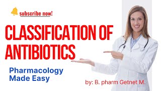 Penicillin Drug classifications  Antibiotic Classes Pharmacology Made Easy [upl. by Gnahc]