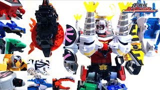 【侍戦隊シンケンジャー】一筆奏上！超侍合体 テンクウシンケンオー  Shinkenger DX Tenkuu ShinkenOh [upl. by Lion]