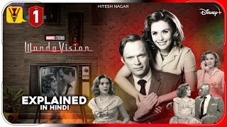 WandaVision 2021 Episode 1 Explained In Hindi  Disney Hotstar Series हिंदी उर्दू  Hitesh Nagar [upl. by Otho]