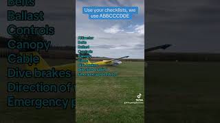 Glider Checkride Maneuvers aerotow takeoff pilot aviation flying [upl. by Min]