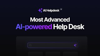 Helpdesk  Powered by AI  YourGPT AI Helpdesk [upl. by Mikol]