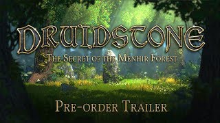 Druidstone The Secret of the Menhir Forest  Preorder Trailer [upl. by Wehtam127]