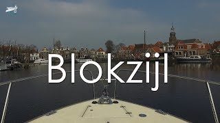 Varen met de motorboot door de sluis van Blokzijl  De Canicula [upl. by Nitnert]