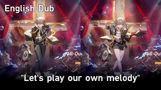 EN Caelus and Stelle have different Voice Lines when battling with Sunday [upl. by Adest]