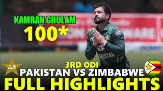 Pakistan vs Zimbabwe Full Highlights 3RD ODI 2024  PAK VS ZIM [upl. by Anyrtak]