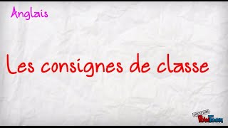 Les consignes de classe [upl. by Nomelif]