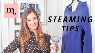 How To Steam Your Clothes The Right Way [upl. by Etezzil]