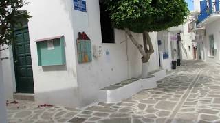 Paros  Walk around Parikia Town Centre  The Greek Islands  Greece 030 [upl. by Nired]