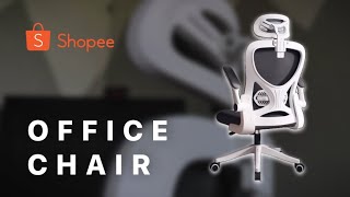 OFFICE CHAIR FROM SHOPEE UNBOXING  ASSEMBLE  SULIT NGA BA [upl. by Audsley20]