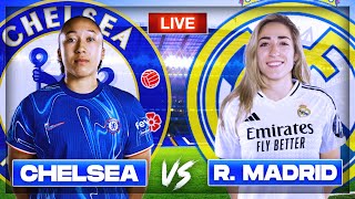 Chelsea vs Real Madrid Womens Champions League LIVE 🔴 [upl. by Wickman]