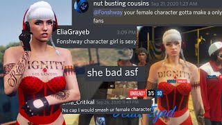 Why does Everyone LOVE my Female Character GTA Online [upl. by Kunkle]