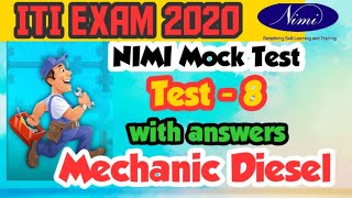 NIMI MOCK TEST  MECHANIC DIESEL [upl. by Aneehsor]