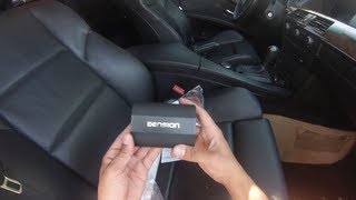 BMW 5 series e60 Dension Gateway 500s Bluetooth install Iphone 5 4 [upl. by Eittocs645]